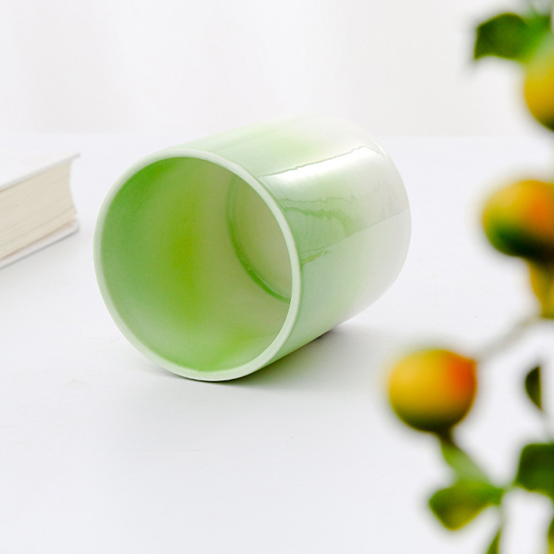 M&Scent Private Label Heminredning Anpassade doftljus i keramiska ljusburkar