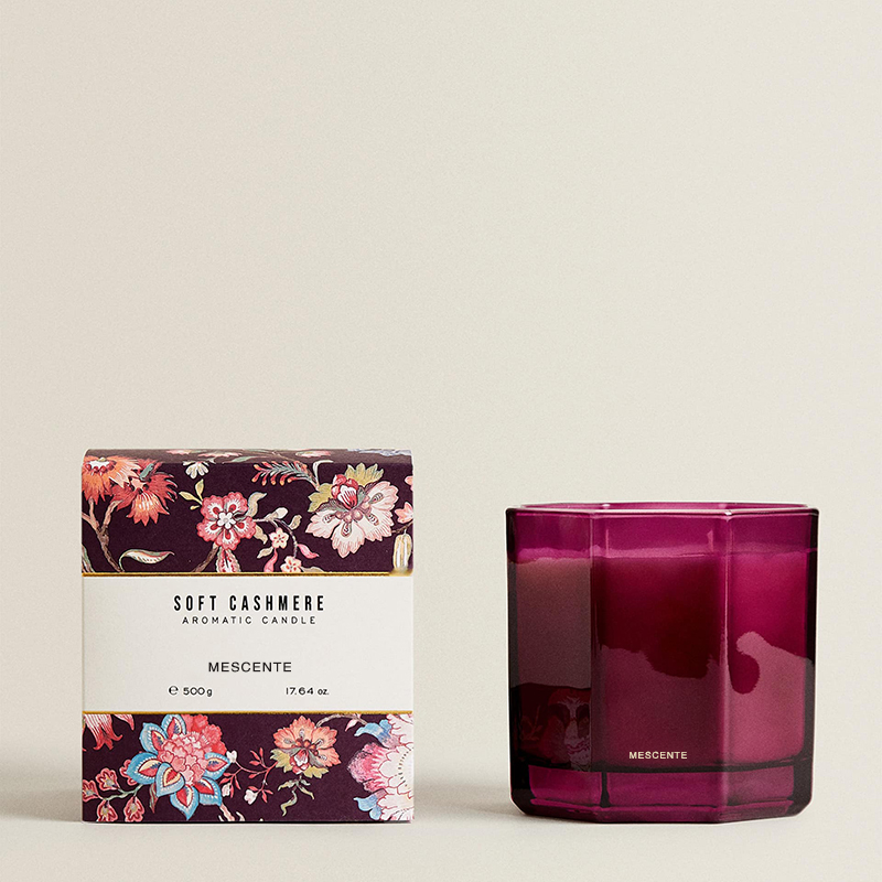 M&Scent lyxjuldoftljus Aromaterapi Aroma sojavaxljus i svart glasburk presentförpackning