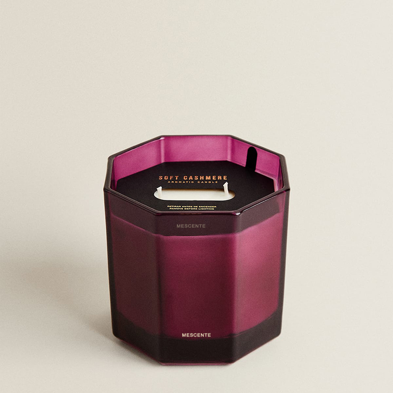 M&Scent lyxjuldoftljus Aromaterapi Aroma sojavaxljus i svart glasburk presentförpackning