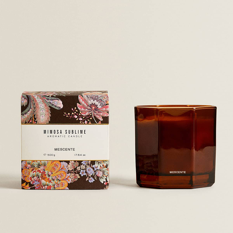 Hot Rea Anpassad Lyx Private Label Andlig Soy Wax Doftljus med presentförpackning