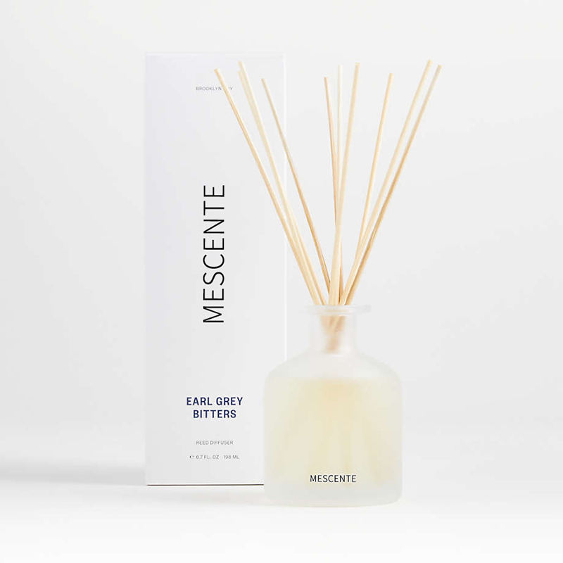 M&Scent lyxiga private label lila färg aroma reed diffuser presentset med kartong