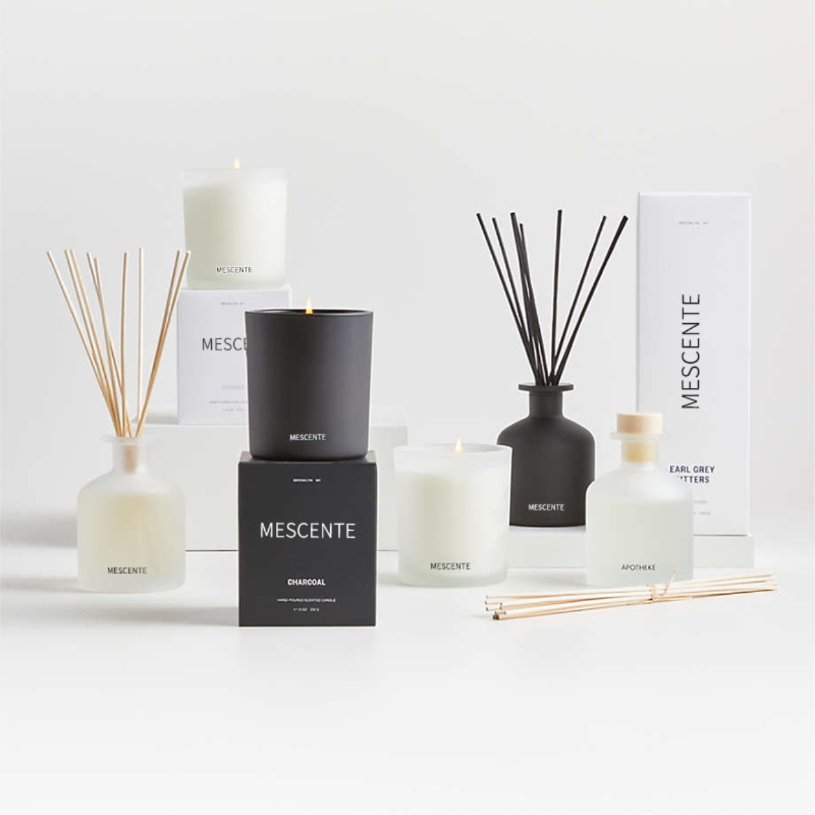 M&Scent lyxiga private label lila färg aroma reed diffuser presentset med kartong