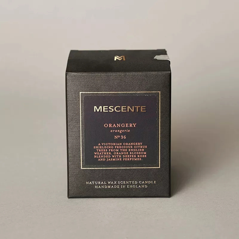 M&Scent grossist Ny lyx anpassad privat etikett julkristallburkar Kerzen doftsojaljus med lås