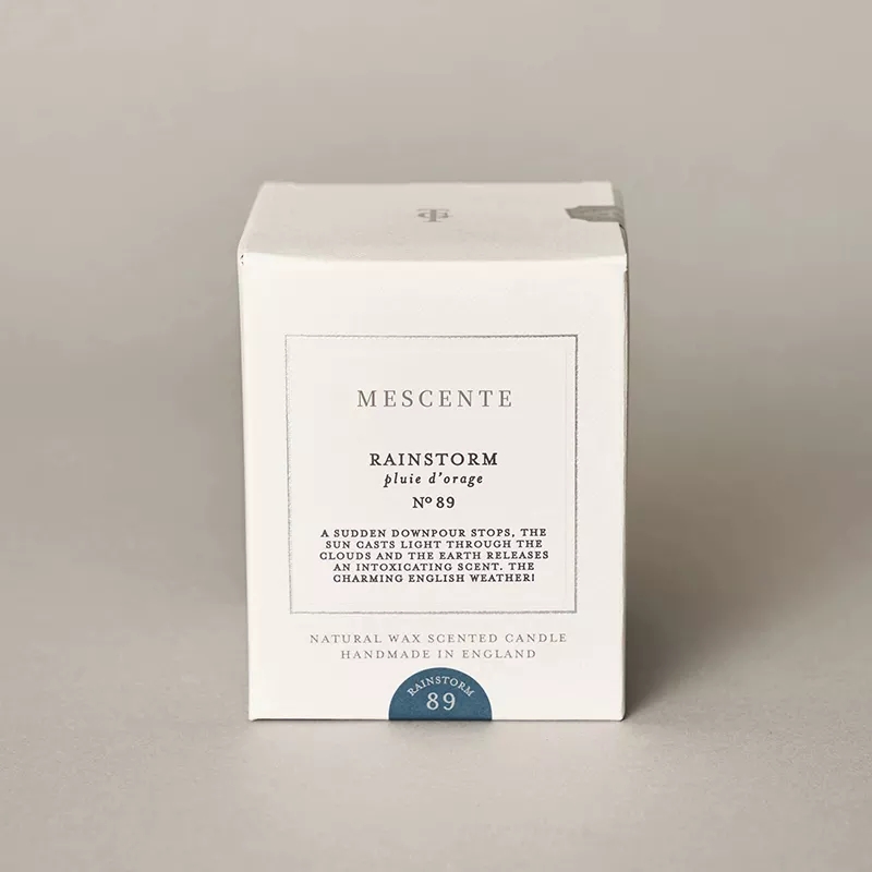 M&Scent grossist Ny lyx anpassad privat etikett julkristallburkar Kerzen doftsojaljus med lås