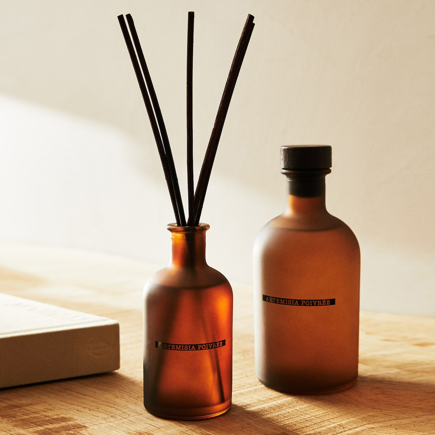 Lyx stor svart frostad flaska 50 ml 300 ml torkad blomma blomdoft eterisk olja Reed Diffuser Oil Set Bulk