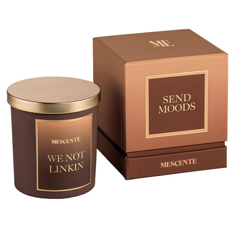 M&Scent grossist Ny lyx anpassad privat etikett julkristallburkar Kerzen doftsojaljus med lås