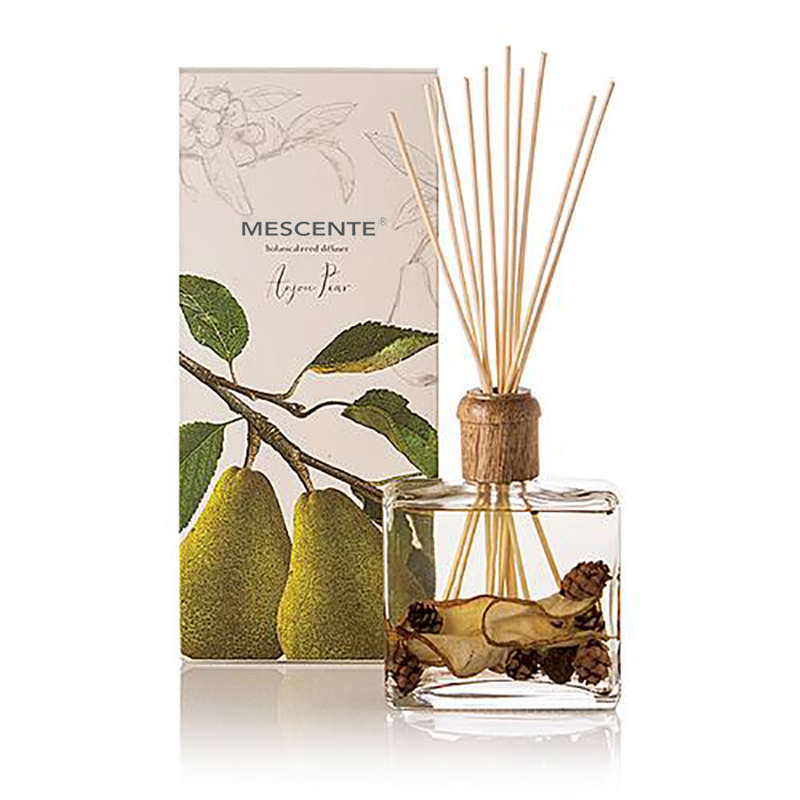 Grossist högkvalitativ lyx anpassad privat etikett blomma Sola Wood Aroma Reed Diffuser med låda