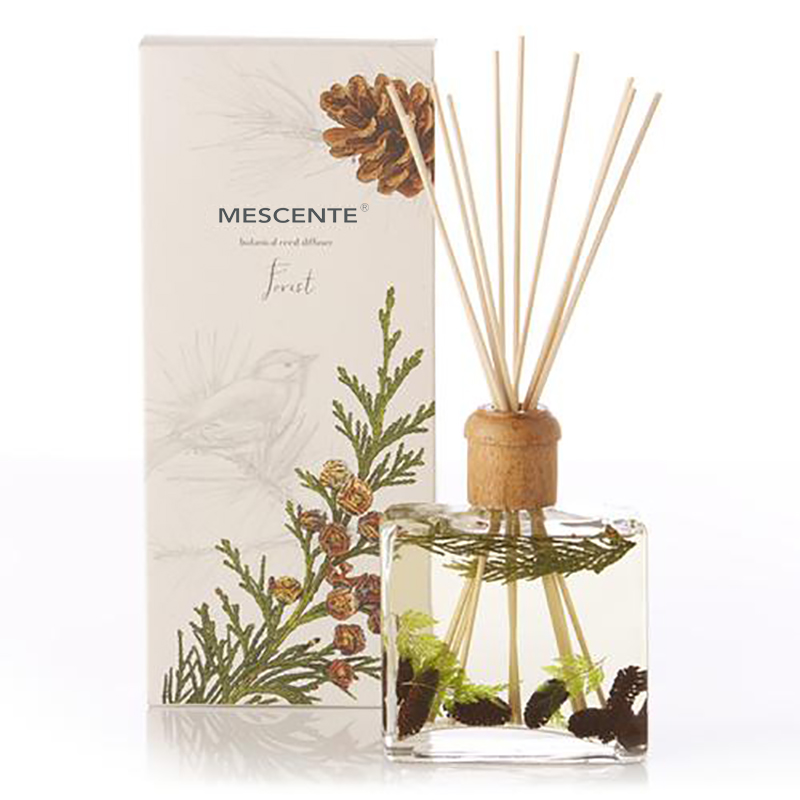 Grossist högkvalitativ lyx anpassad privat etikett blomma Sola Wood Aroma Reed Diffuser med låda