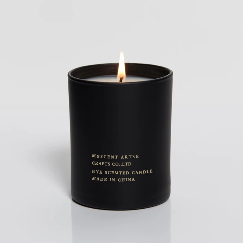 M&Scent Grossist Billiga Private Label Large White Wood Wick Aromaterapi Doftljus med eterisk olja