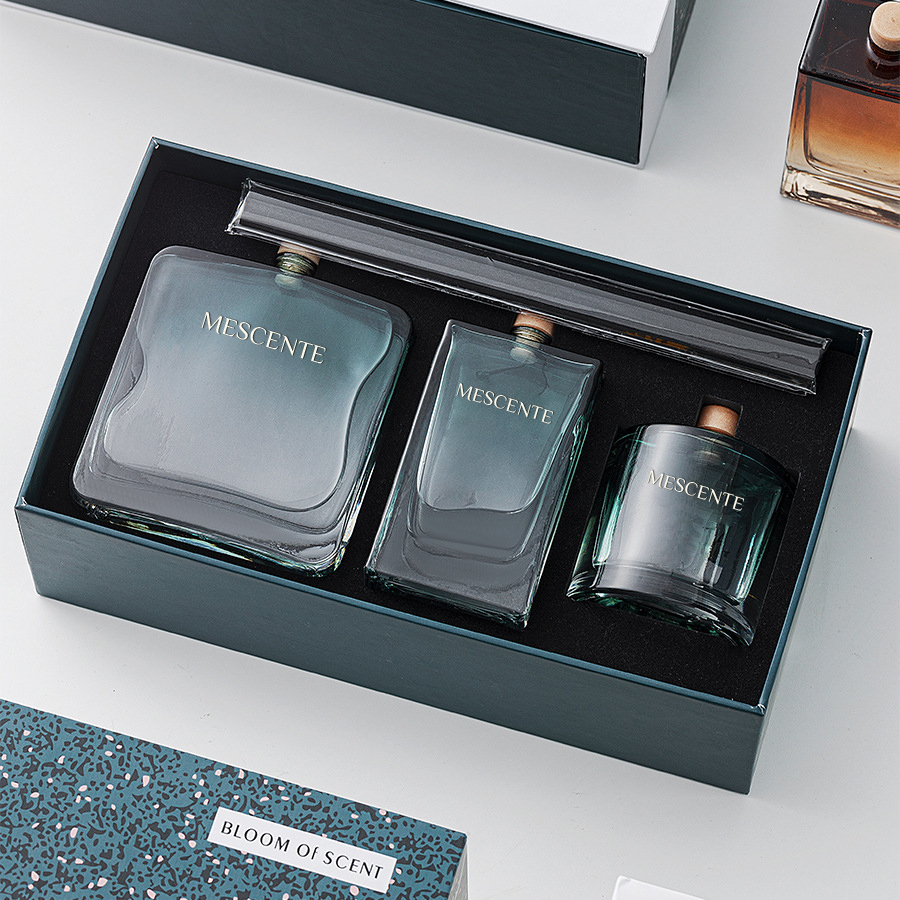 Brun 3 In One Nordic Heart Vanilla Reed Diffuser Hem Doft Triangel Turkiskt Barnsäkert