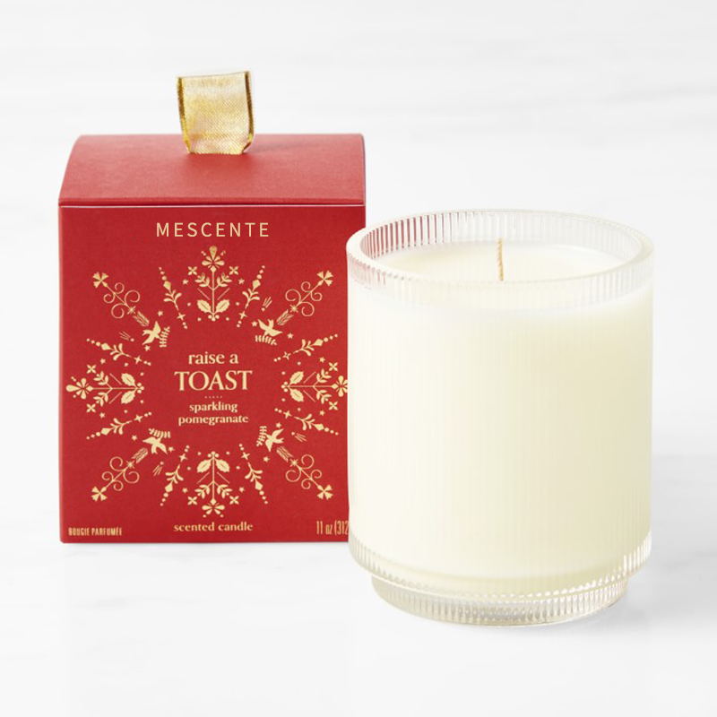 M&Scent Custom Made Logo Hemlagad Organic Clarity Doftsojaljus Private Label i glasburk