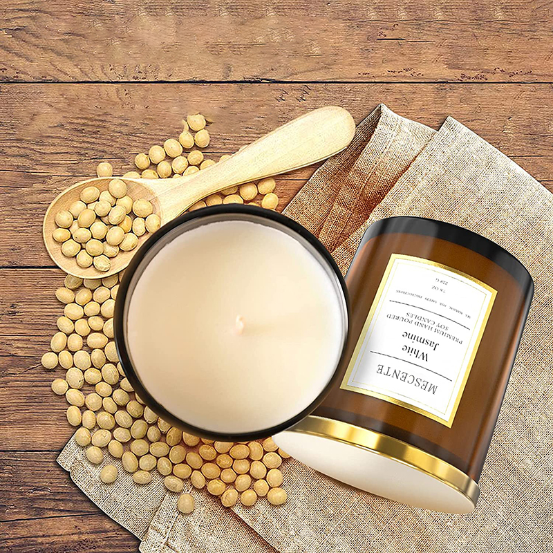 M&Scent Partihandel Bulk Order Lyx Custom Private Label doftande sojavaxljus Presentset