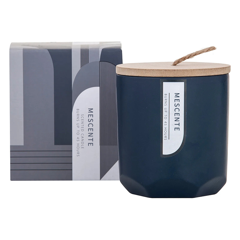 M&Scent Custom Luxury Skapa din egen träveke-doftande sojaljustillverkare i glasburk