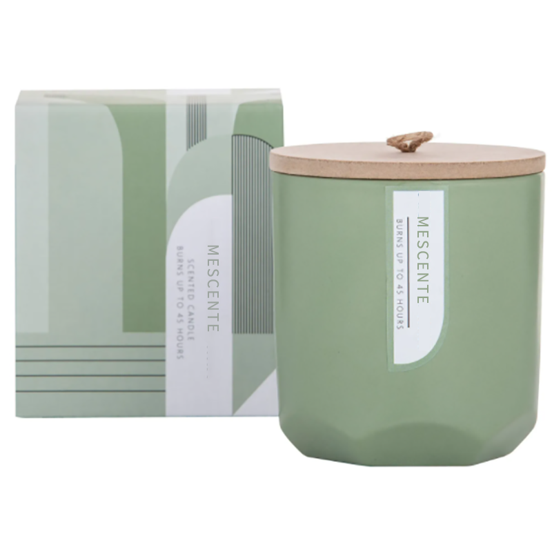 M&Scent Custom Luxury Skapa din egen träveke-doftande sojaljustillverkare i glasburk