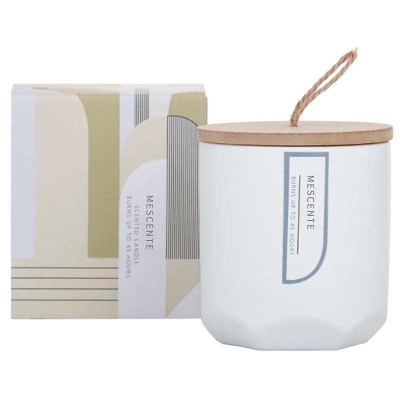 M&Scent Custom Luxury Skapa din egen träveke-doftande sojaljustillverkare i glasburk
