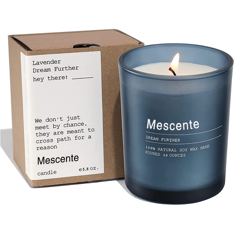 M&Scent anpassad bröllopsdekorationsburk Jasmine & Ylang Ylang doftljus med etiketter i bulk