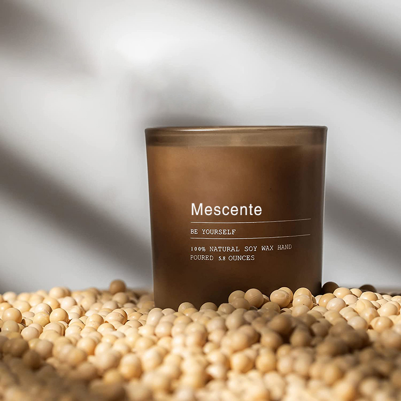 M&Scent anpassad bröllopsdekorationsburk Jasmine & Ylang Ylang doftljus med etiketter i bulk