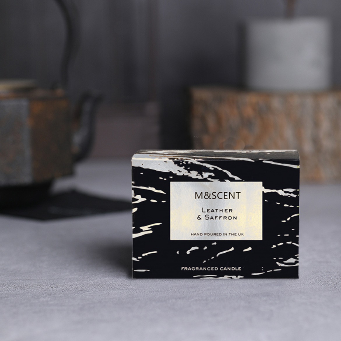 M&Scent i grossistledet dekorativ aromaterapi 3 vekar doftande kokospalmljus presentset