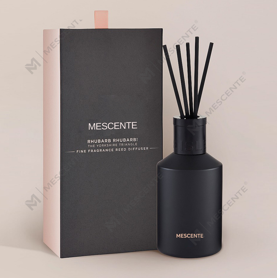 Dekoration Oem tryckt låda 20ml fyrkantig keramik Vranjes trälock hus parfym Aroma Reed Diffuser Oil