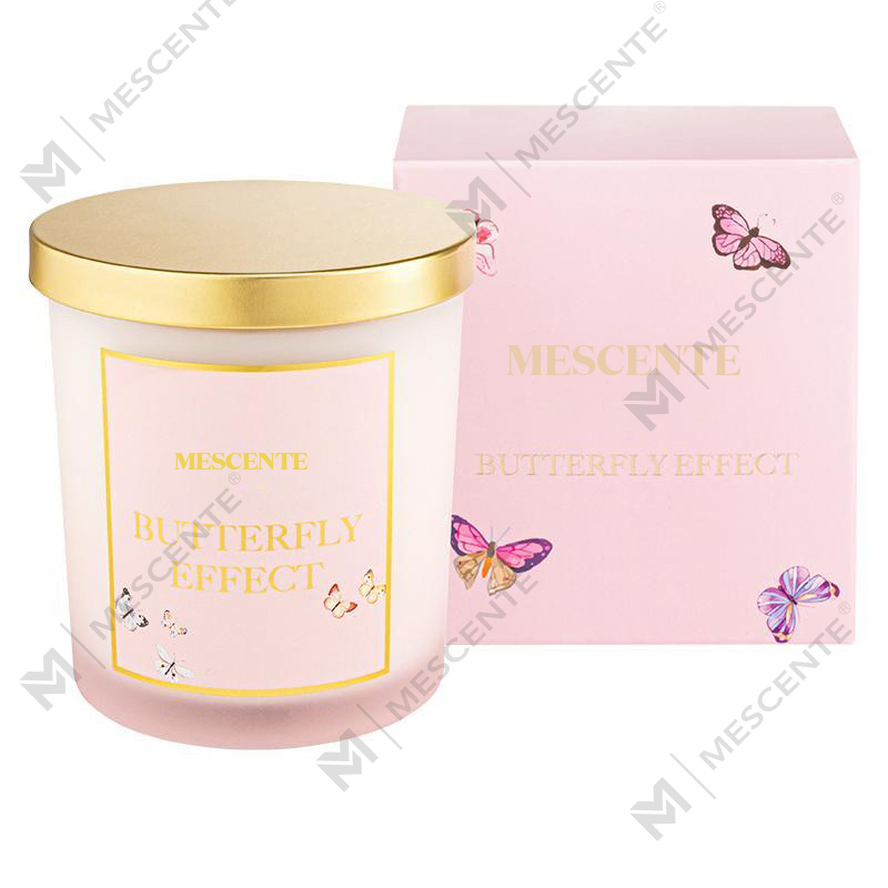 M&Scent grossist Ny lyx anpassad privat etikett julkristallburkar Kerzen doftsojaljus med lock