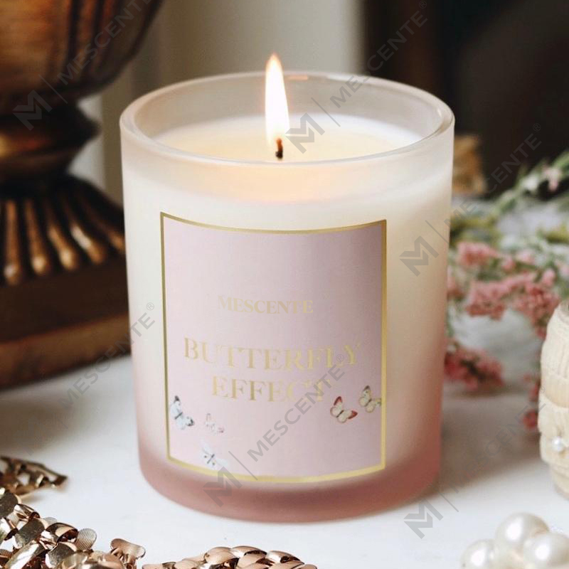 M&Scent grossist Ny lyx anpassad privat etikett julkristallburkar Kerzen doftsojaljus med lock