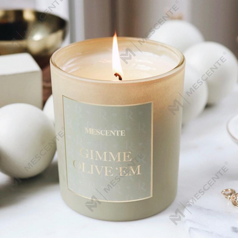 M&Scent grossist Ny lyx anpassad privat etikett julkristallburkar Kerzen doftsojaljus med lock