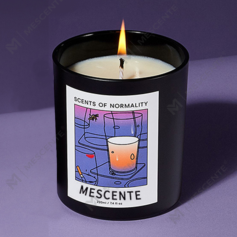 M&Scent Wholesale Lyx Custom Private Label Handgjorda Christmas Crystal Aroma Doft Sojavaxljus