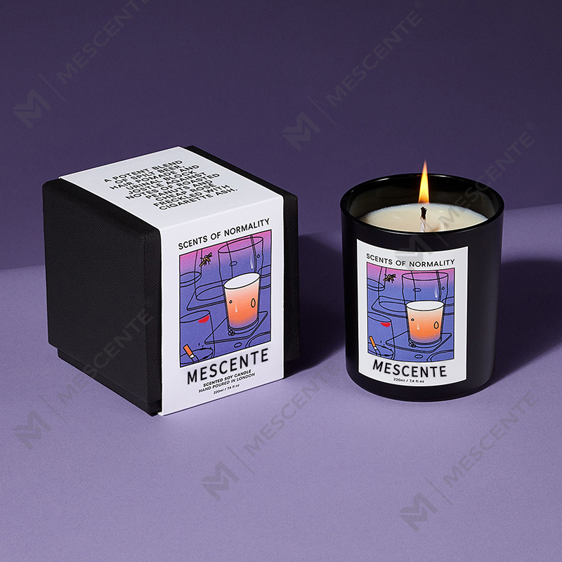 M&Scent Wholesale Lyx Custom Private Label Handgjorda Christmas Crystal Aroma Doft Sojavaxljus