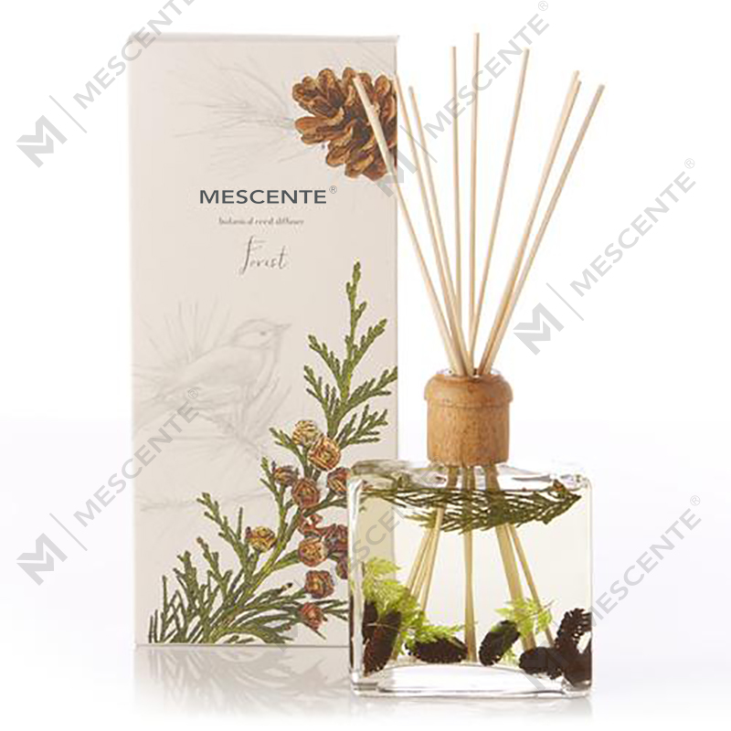 Grossist högkvalitativ lyx anpassad privat etikett blomma Sola Wood Aroma Reed Diffuser med låda