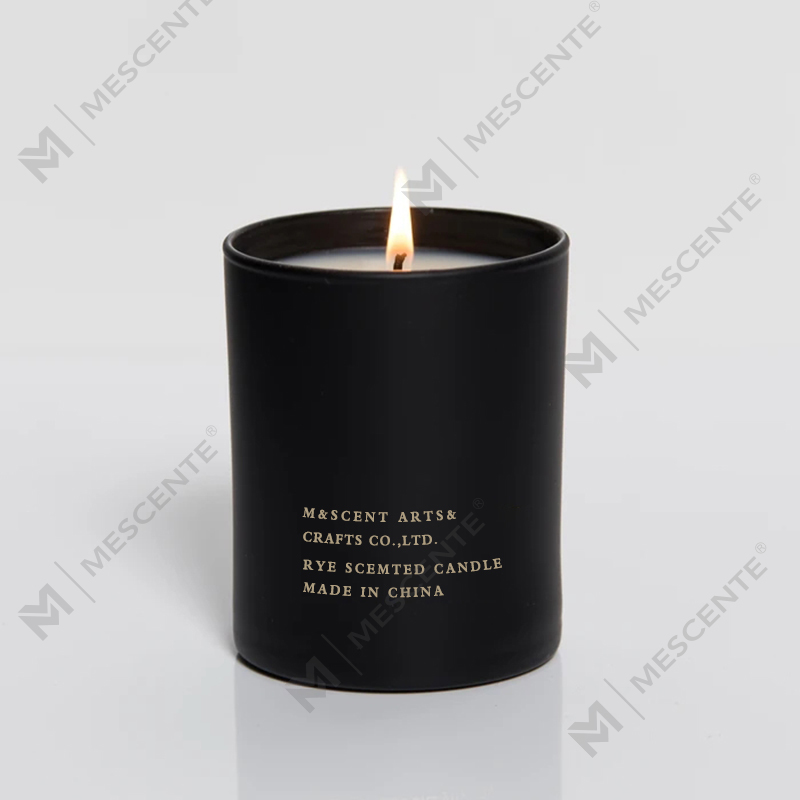 M&Scent Grossist Billigt Private Label Large White Wood Wick Aromaterapi Doftljus med eterisk olja