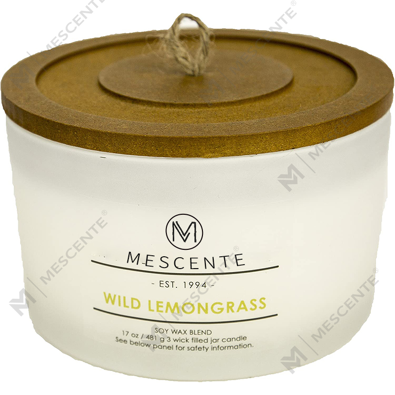 M&Scent grossist Custom Private Label glashållare Doftljus med kristaller i bulk
