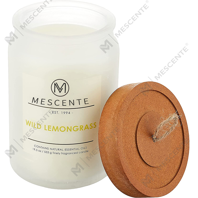 M&Scent grossist Custom Private Label glashållare Doftljus med kristaller i bulk