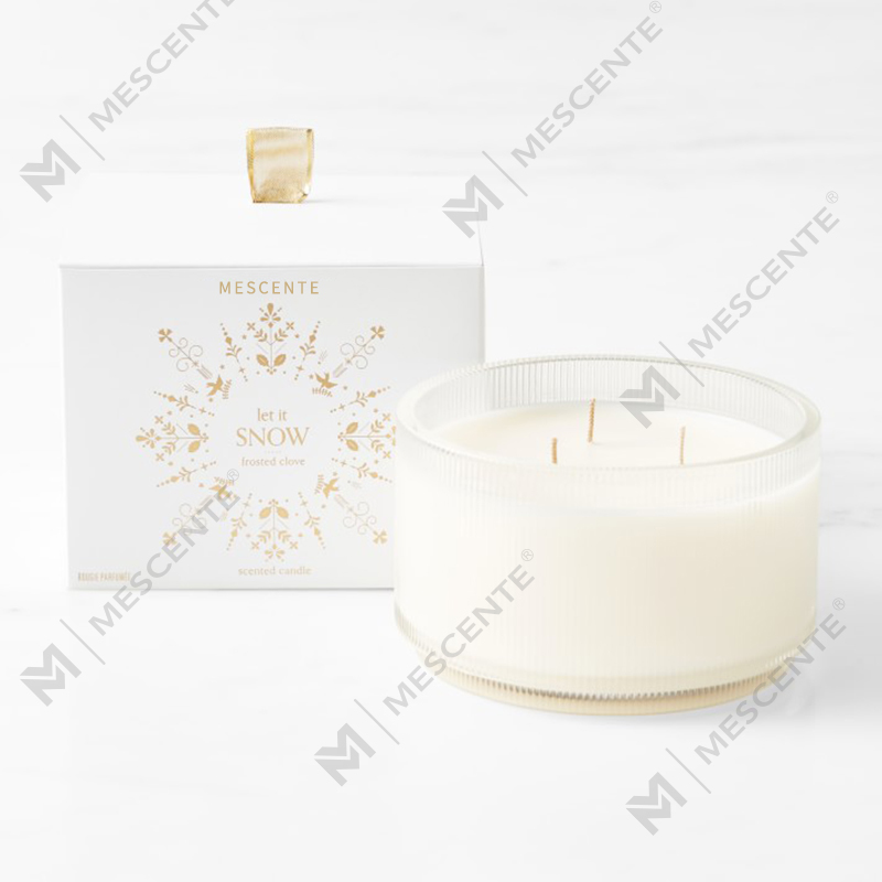 M&Scent Custom Made Logo Hemlagad Organic Clarity Doftsojaljus Private Label i glasburk