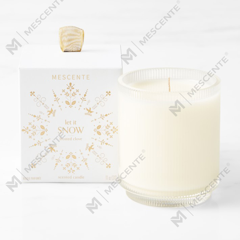 M&Scent Custom Made Logo Hemlagad Organic Clarity Doftsojaljus Private Label i glasburk