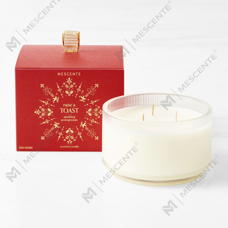 M&Scent Custom Made Logo Hemlagad Organic Clarity Doftsojaljus Private Label i glasburk