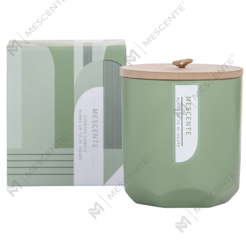M&Scent Custom Luxury Skapa din egen träveke-doftande sojaljustillverkare i glasburk
