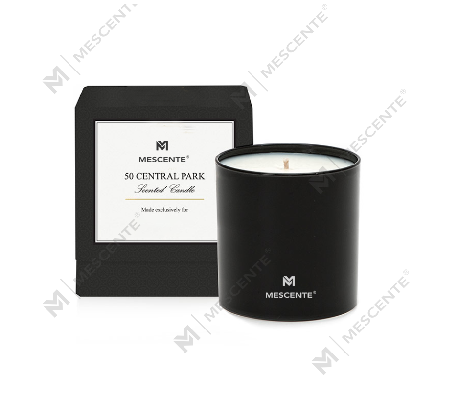 M&S doft Partihandel Lyx Private Label Chrome Man Aromaterapi Ljus 22 Oz Med Kristaller Inuti