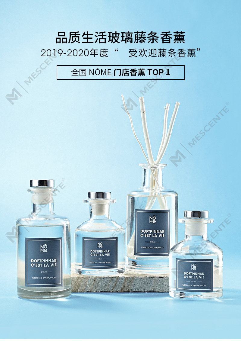 M&Scent grossist lyxglasflaska 2025 ny ankomst Senaste design vassspridare