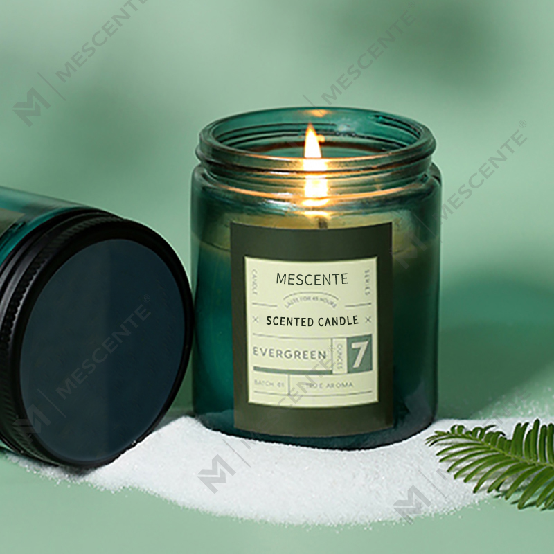 M&Scent custom private label lyxiga doftljus av sojavax med lock