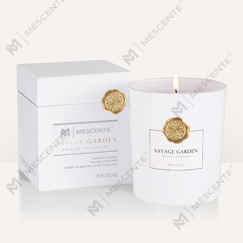 M&Scent lyxiga egna märkes dekorativa glasburkar doftande sojavaxljus