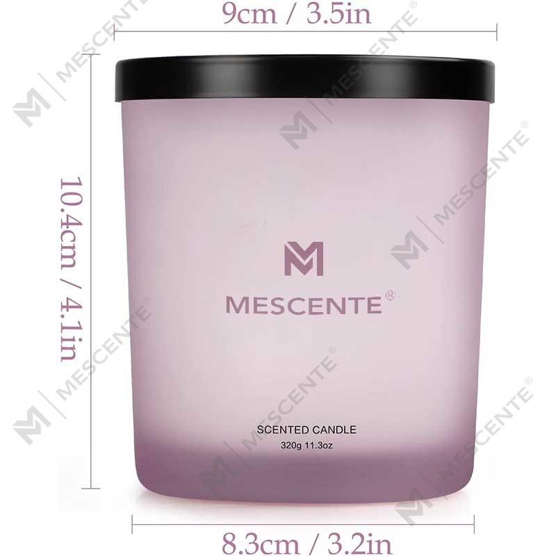 M&Scent Grossist Custom Luxury Bästsäljande Private Label Wick Lavendel Soy Wax Doftljus
