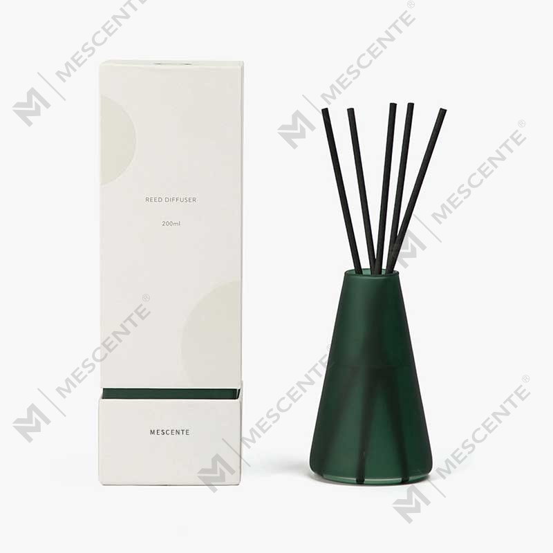 Grossist OEM 200ml Lyx Box Förpackning Rotting Sticks Hem Doft Aroma Reed Diffuser Presentset
