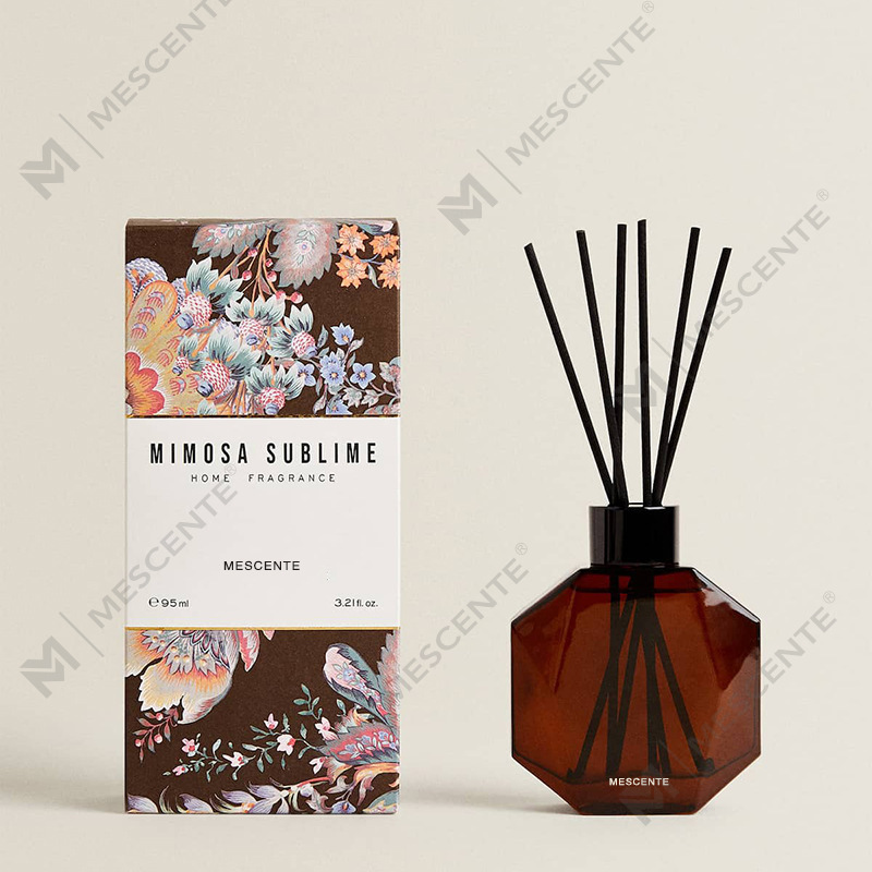 M&Scent Wholesale Lyxig anpassad miniflaska Aromaterapi Reed Diffuser Oil med presentförpackning