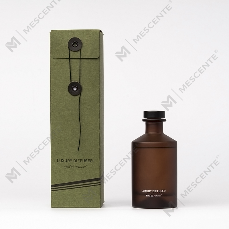 M&Scent Custom Luxury Frostat glasflaska Home Eterisk oljerörsspridare