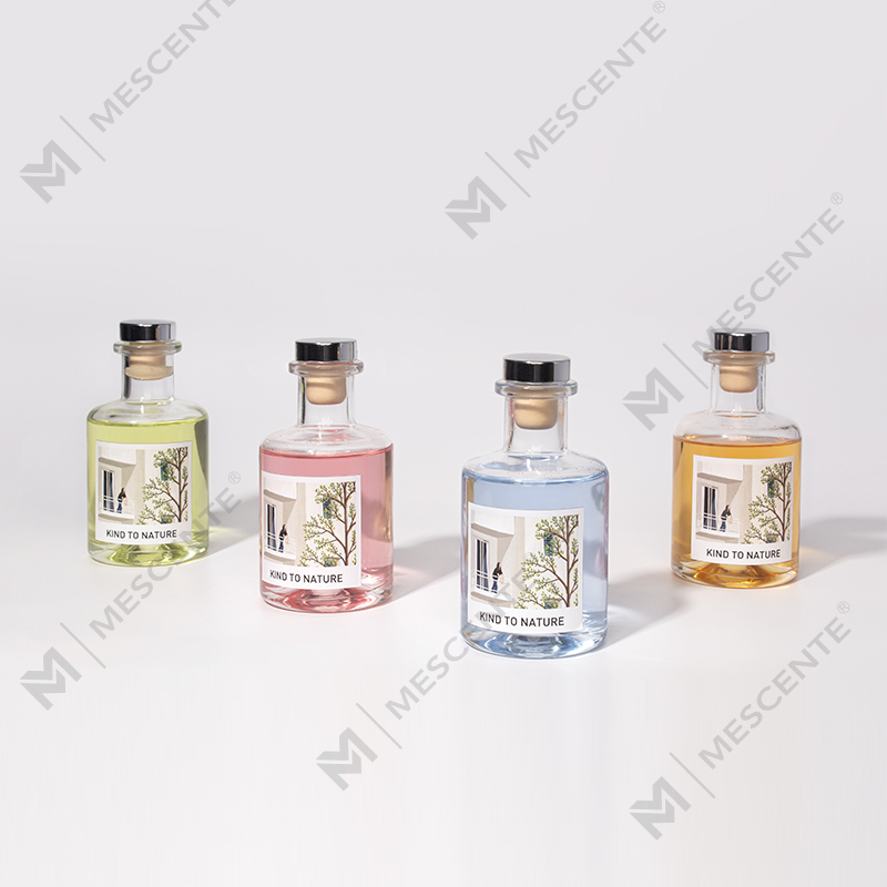 M&Scent Luxury 200 ml skräddarsydd vit flaska träpinnar vassspridare med låda
