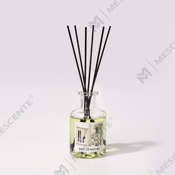 M&Scent Luxury 200 ml skräddarsydd vit flaska träpinnar vassspridare med låda