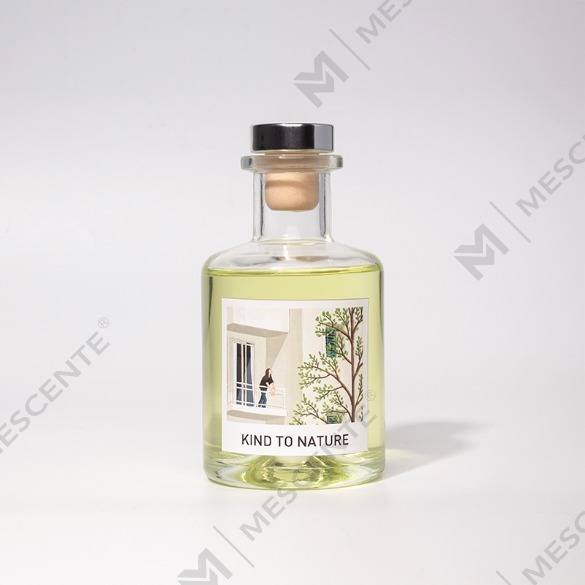 M&Scent Luxury 200 ml skräddarsydd vit flaska träpinnar vassspridare med låda