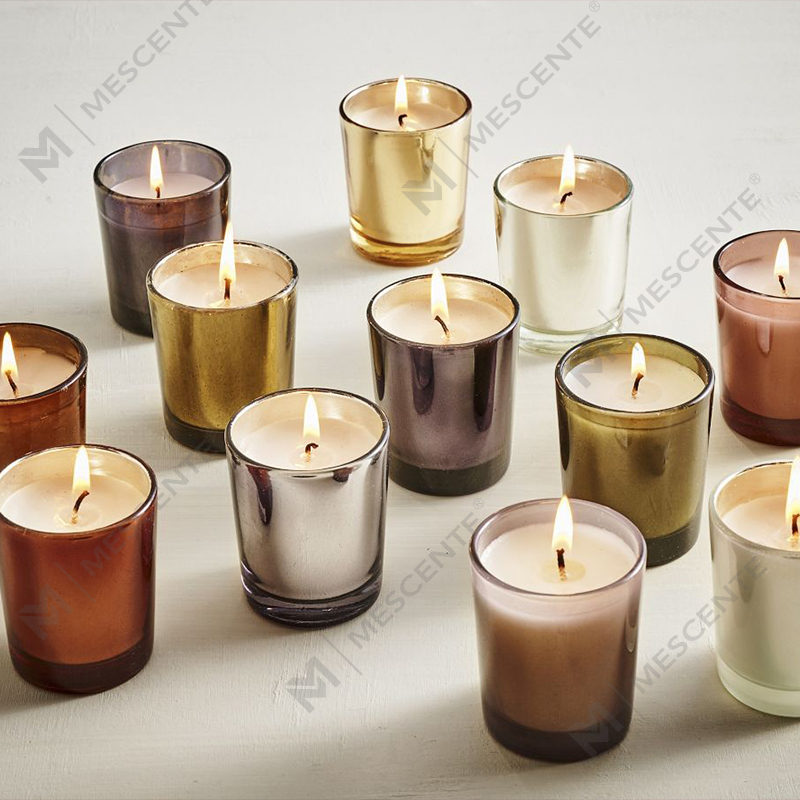 M&Scent Luxury Custom Jar Home Doft Juldoftande sojavaxljus med lock