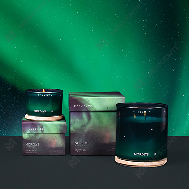M&Scent Luxury Custom Handmade Juldekorativa doftsojavaxljus med presentförpackning