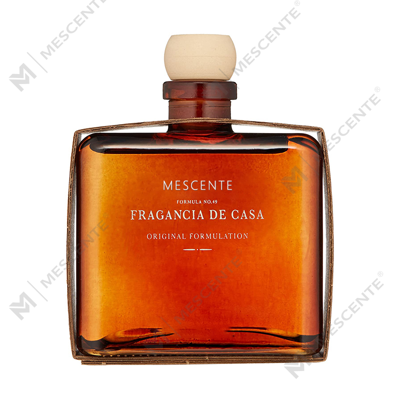 M&Scent Luxury Custom Large Rose Gold Glasflaska Blomma Private Label flytande vassspridare med presentförpackning